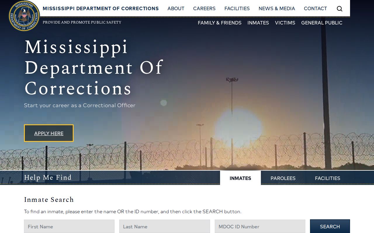 MDOC inmate search for Simpson County state-custody record research